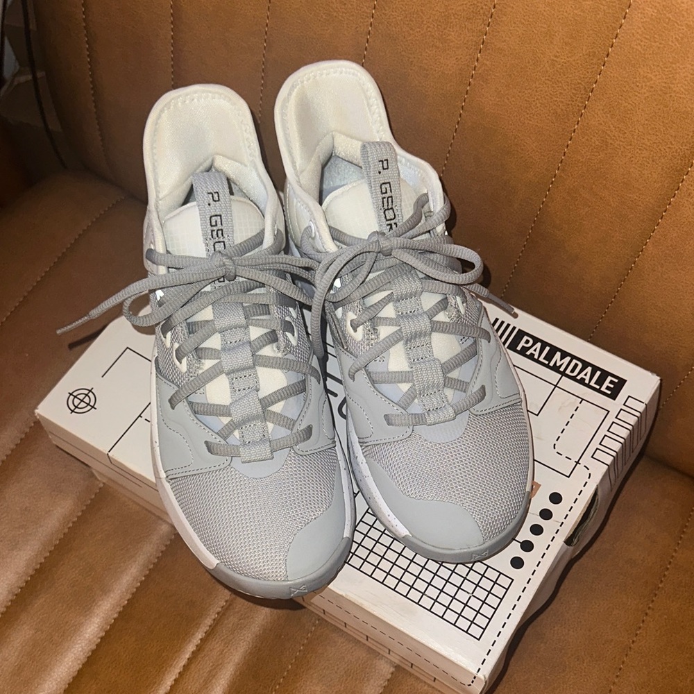 🏆 3/$75 DEAL • NIB Nike PG 3 TB Wolf Grey/White-Black  Athletic Sneakers